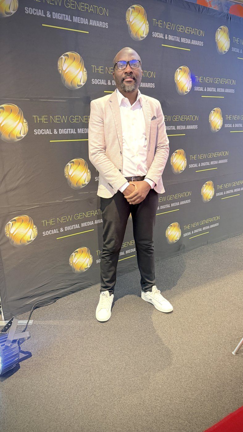 Precious Chindongo at the New Generation Social & Digital Media Awards backdrop